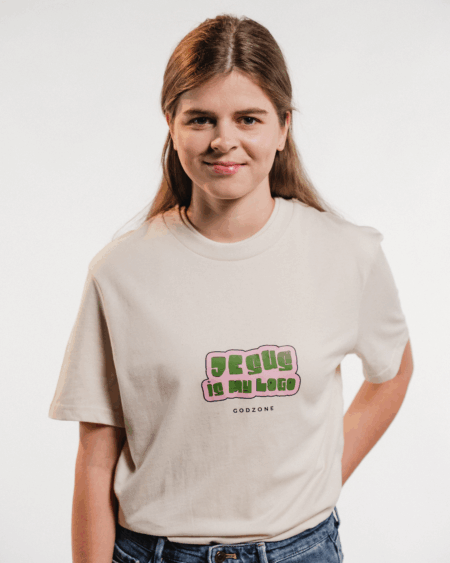 JESUS IS MY LOGO – natural | unisex tričko