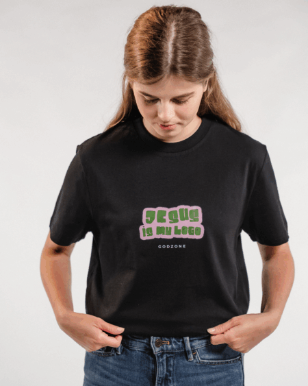 JESUS IS MY LOGO – čierne | unisex tričko