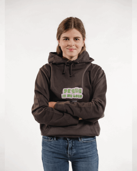 JESUS IS MY LOGO - šedá | mikina unisex