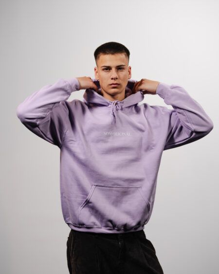 SOM ORIGINÁL | mikina unisex fialová