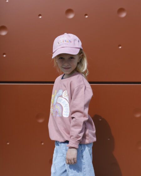 OVOCIE DUCHA | detská mikina ružová