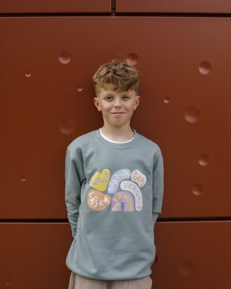 OVOCIE DUCHA | detská mikina zelená