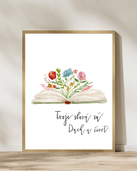 TVOJE SLOVÁ – art print | By Heart Project